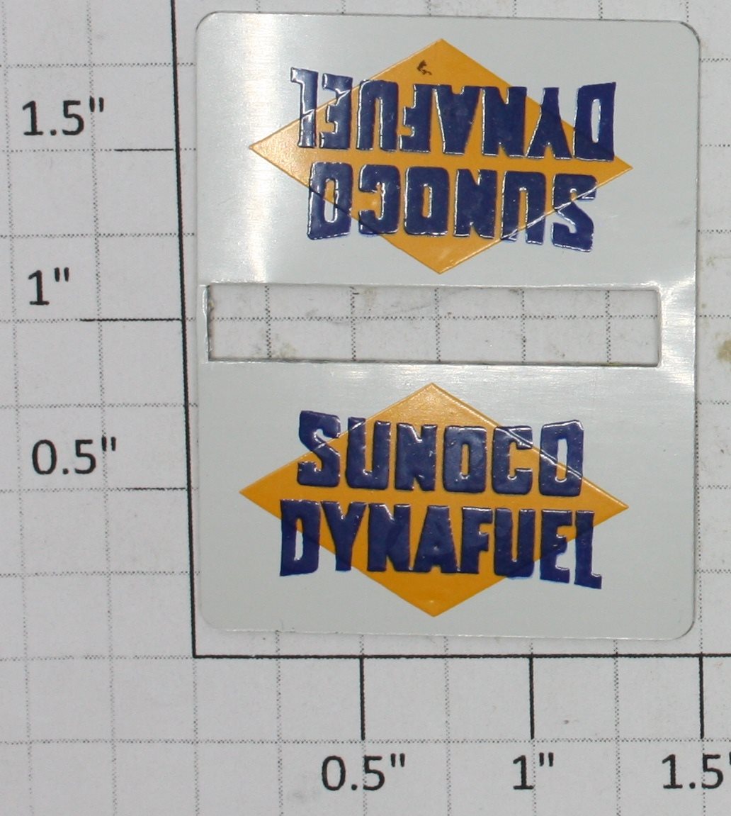 Lionel 256-75 "Sunoco Dynafuel" Metal Sign