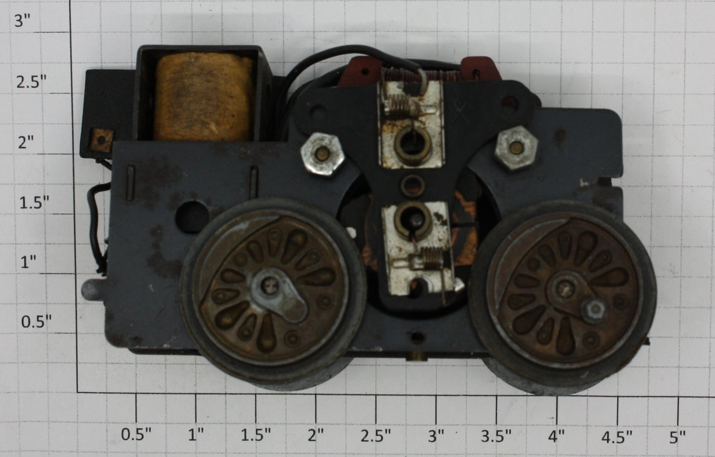 Marx MX-11X Motor Chassis w/ E-Unit Chassis baldwin Wheels- Not working