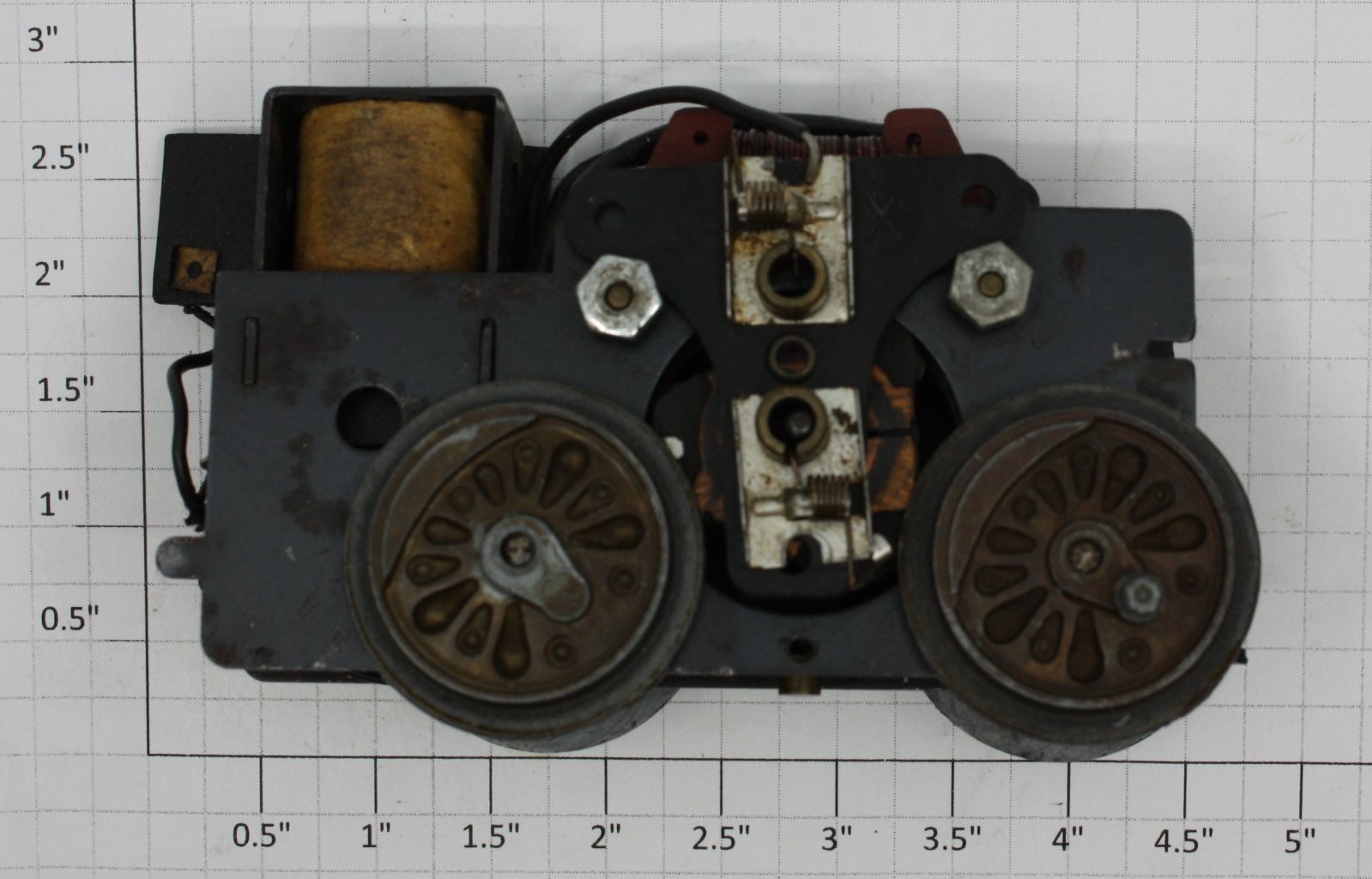 Marx MX-11X Motor Chassis w/ E-Unit Chassis baldwin Wheels- Not working