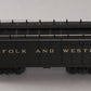 MTH 20-3127 O Gauge Norfolk & Western Y6b Die-Cast Auxiliary Water Tender LN/Box