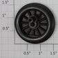 Lionel 249E-21 Black 12-Spoked Gear Wheel with Eccentric Stud