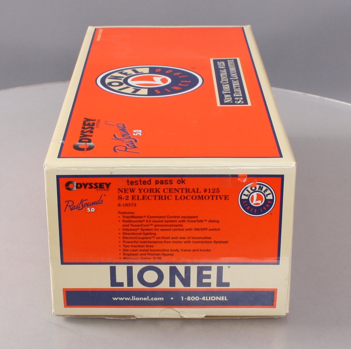 Lionel 6-18373 O Gauge New York Central S-2 Electric Locomotive #125 with TMCC LN/Box