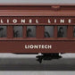 Lionel 6-29090 O Gauge Legends of Lionel-Liontech Madison Passenger Car #2656 LN/Box