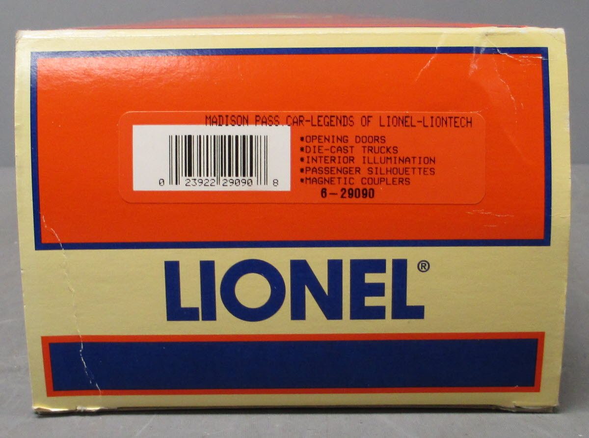 Lionel 6-29090 O Gauge Legends of Lionel-Liontech Madison Passenger Car #2656 LN/Box