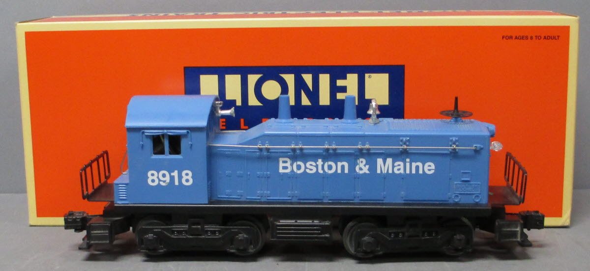 Lionel 6-18918 O Gauge Boston & Maine NW-2 Diesel Switcher #8918 EX/Box