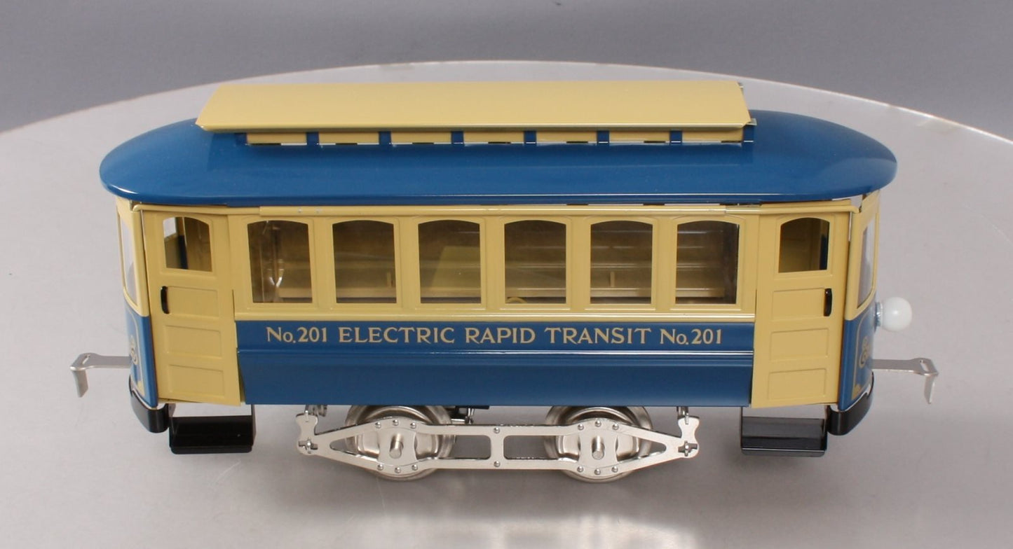 Lionel 6-13901 Standard Gauge Electric Rapid Non-Powered Transit Trolley #201 LN/Box