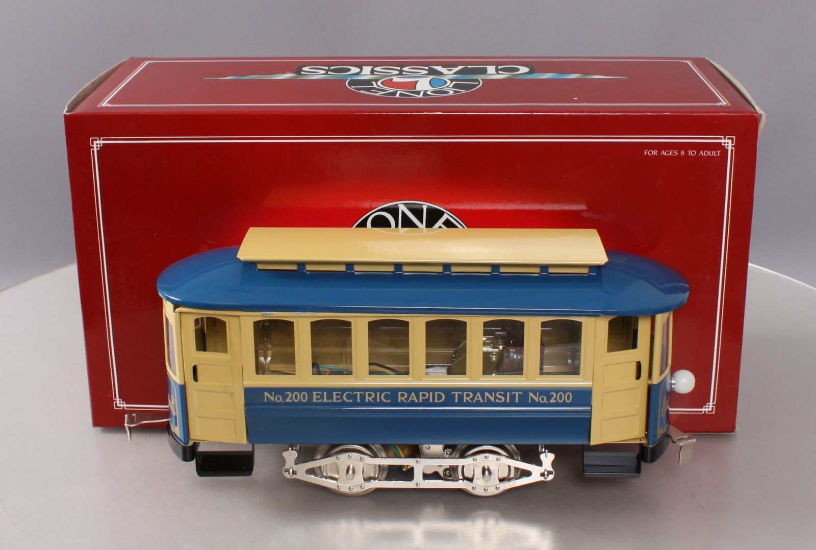 Lionel 6-13900 Standard Gauge Electric Rapid Transit No. 200 Powered Trolley LN/Box