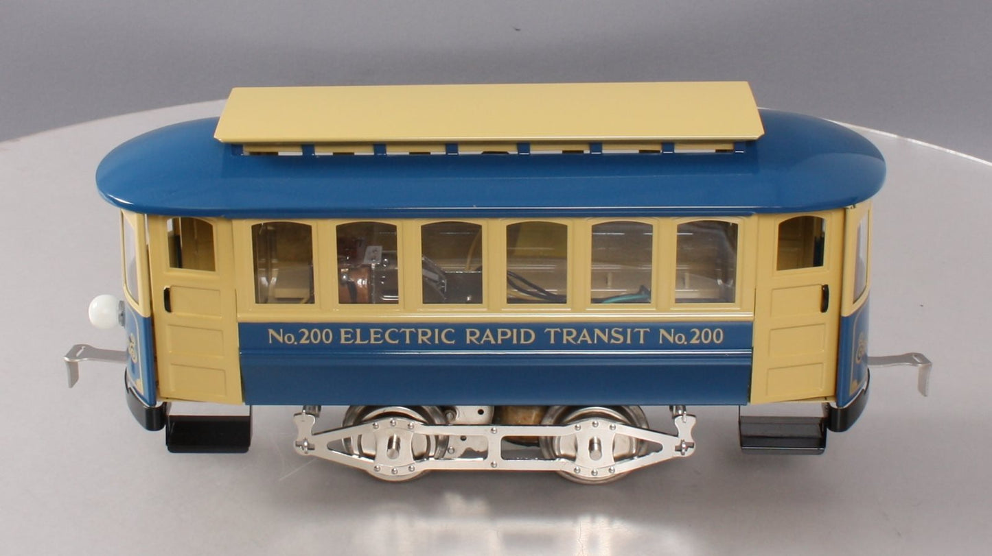 Lionel 6-13900 Standard Gauge Electric Rapid Transit No. 200 Powered Trolley LN/Box