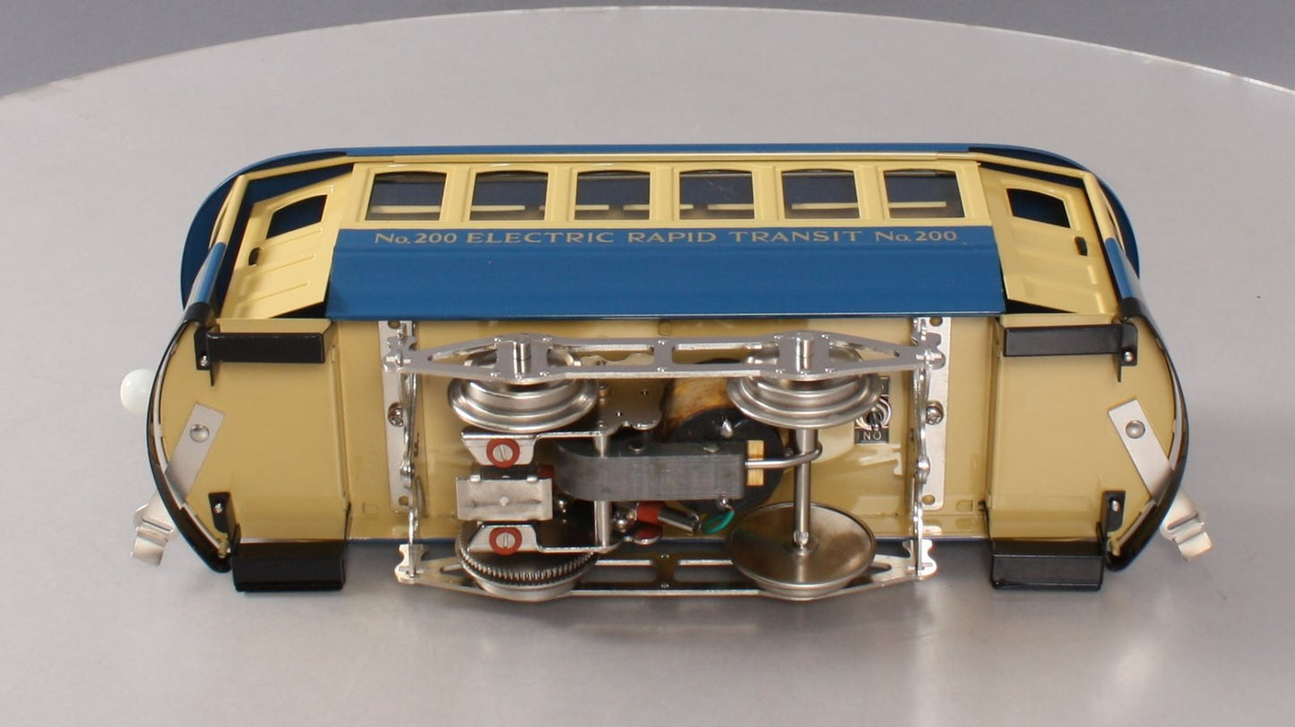 Lionel 6-13900 Standard Gauge Electric Rapid Transit No. 200 Powered Trolley LN/Box