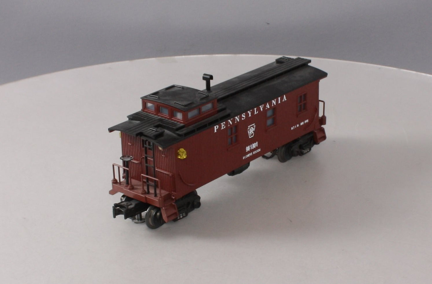 MTH 30-7722 O Gauge RailKing Pennsylvania Railroad Woodsided Caboose #981801 EX/Box