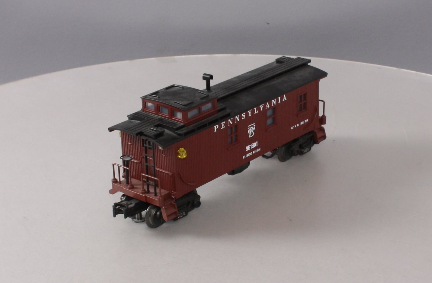 MTH 30-7722 O Gauge RailKing Pennsylvania Railroad Woodsided Caboose #981801 LN/Box