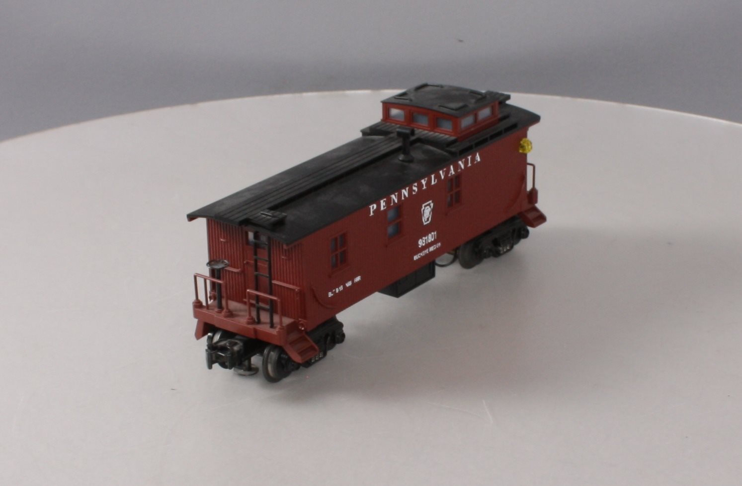 MTH 30-7722 O Gauge RailKing Pennsylvania Railroad Woodsided Caboose #981801 LN/Box