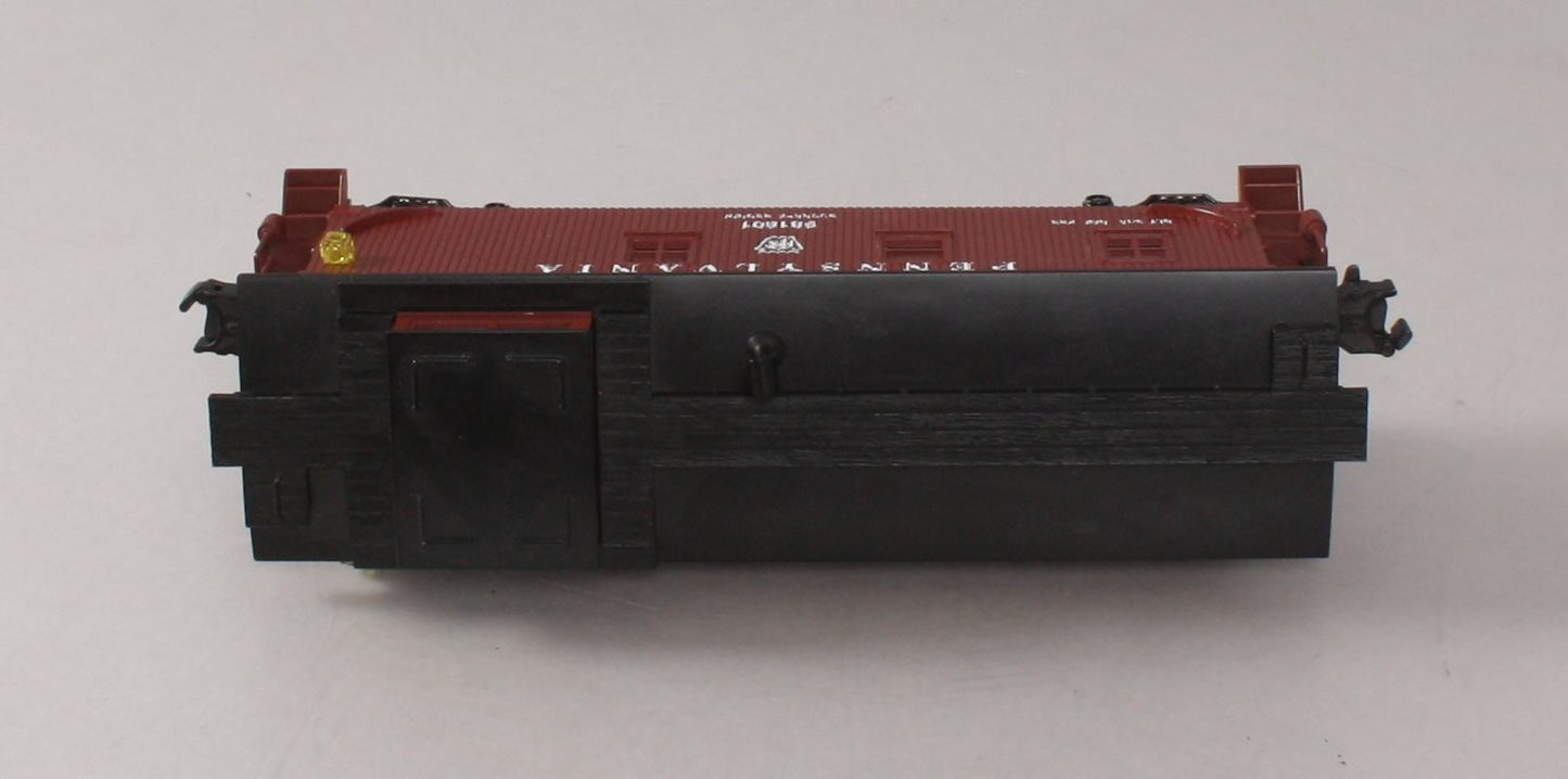 MTH 30-7722 O Gauge RailKing Pennsylvania Railroad Woodsided Caboose #981801 EX/Box