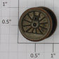 Lionel 0625-22 HO End Wheel Assembly