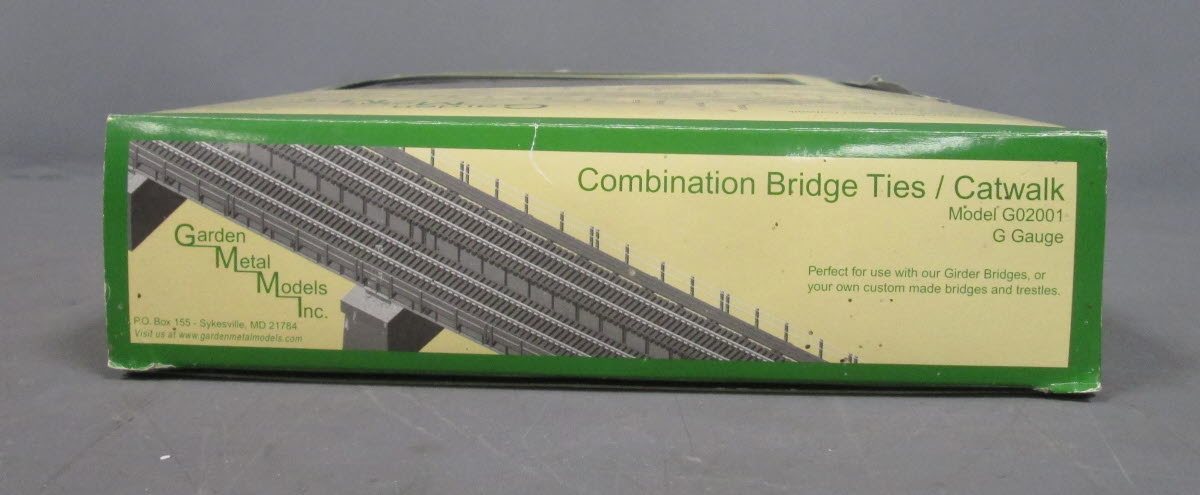 Garden Metal Models, Inc. G02001 G Scale Combination Bridge Ties/Catwalk LN/Box