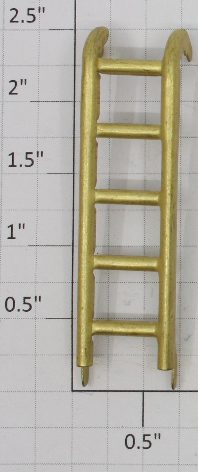 Lionel 215-5 Standard Gauge 5-Rung Brass Tank Car Ladder #215, 515