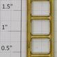 Lionel 215-5 Standard Gauge 5-Rung Brass Tank Car Ladder #215, 515