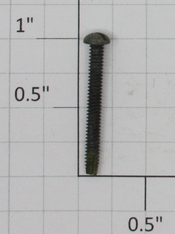 Lionel 0366-51 HO Black Slotted Round Head Platform Screw