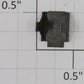 Lionel 0565-65 Black HO Coupler Pockets