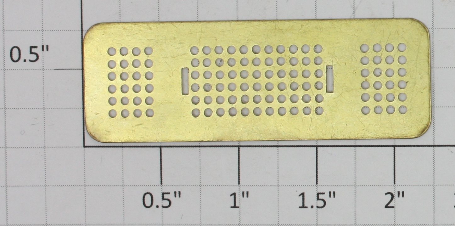 Lionel 381-408 Brass Perforated Side Grill