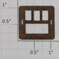 Lionel 45N-6 Red Metal Window for Gateman House