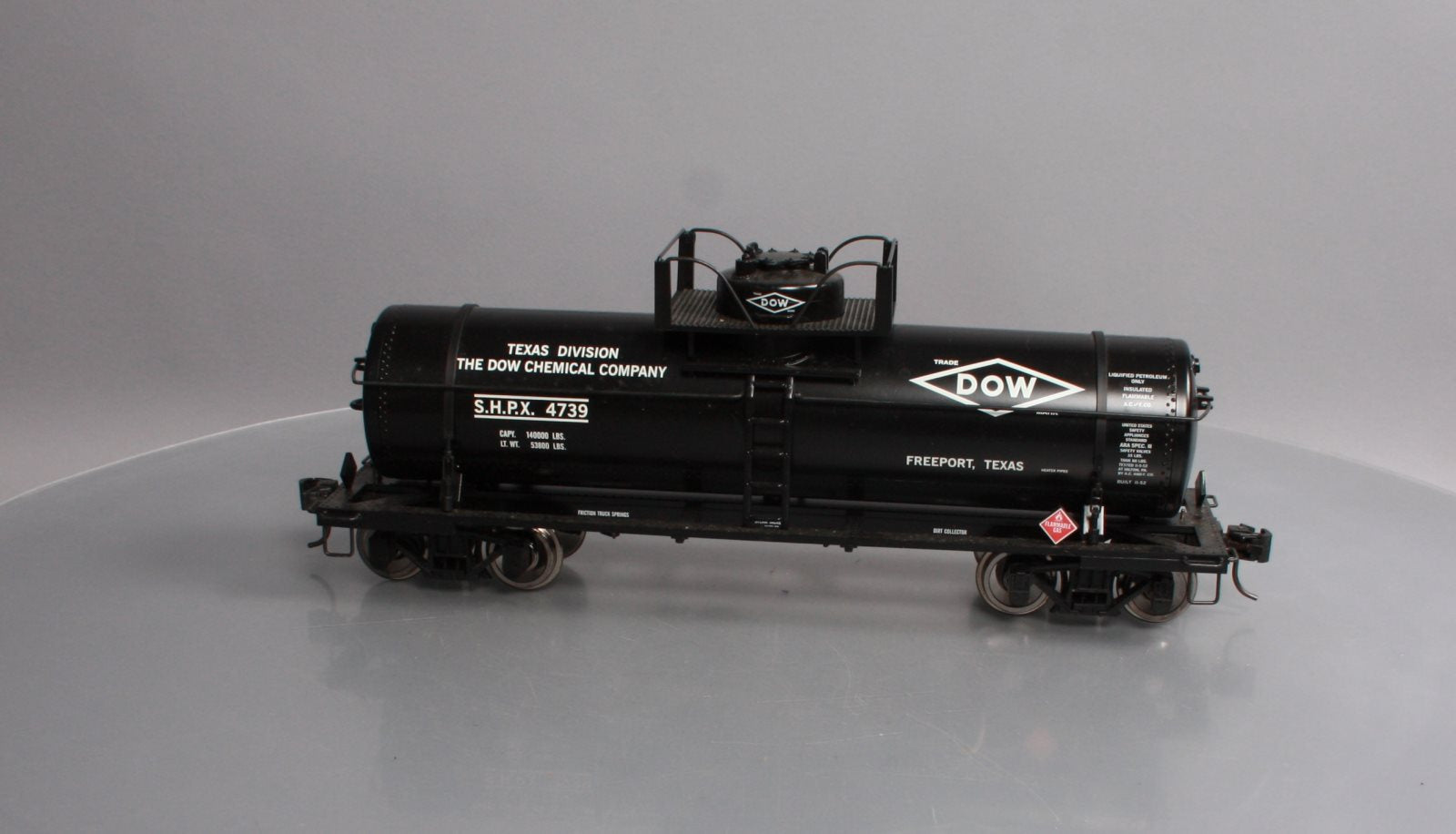 Aristo-Craft 41340S G Scale Dow Chemical Single Dome Tank Car LN/Box