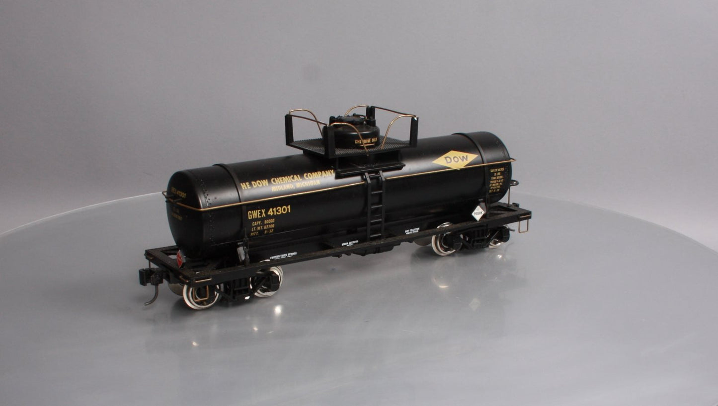Aristo-Craft 41301 Dow Single Dome Tank Car - Metal Wheels EX/Box