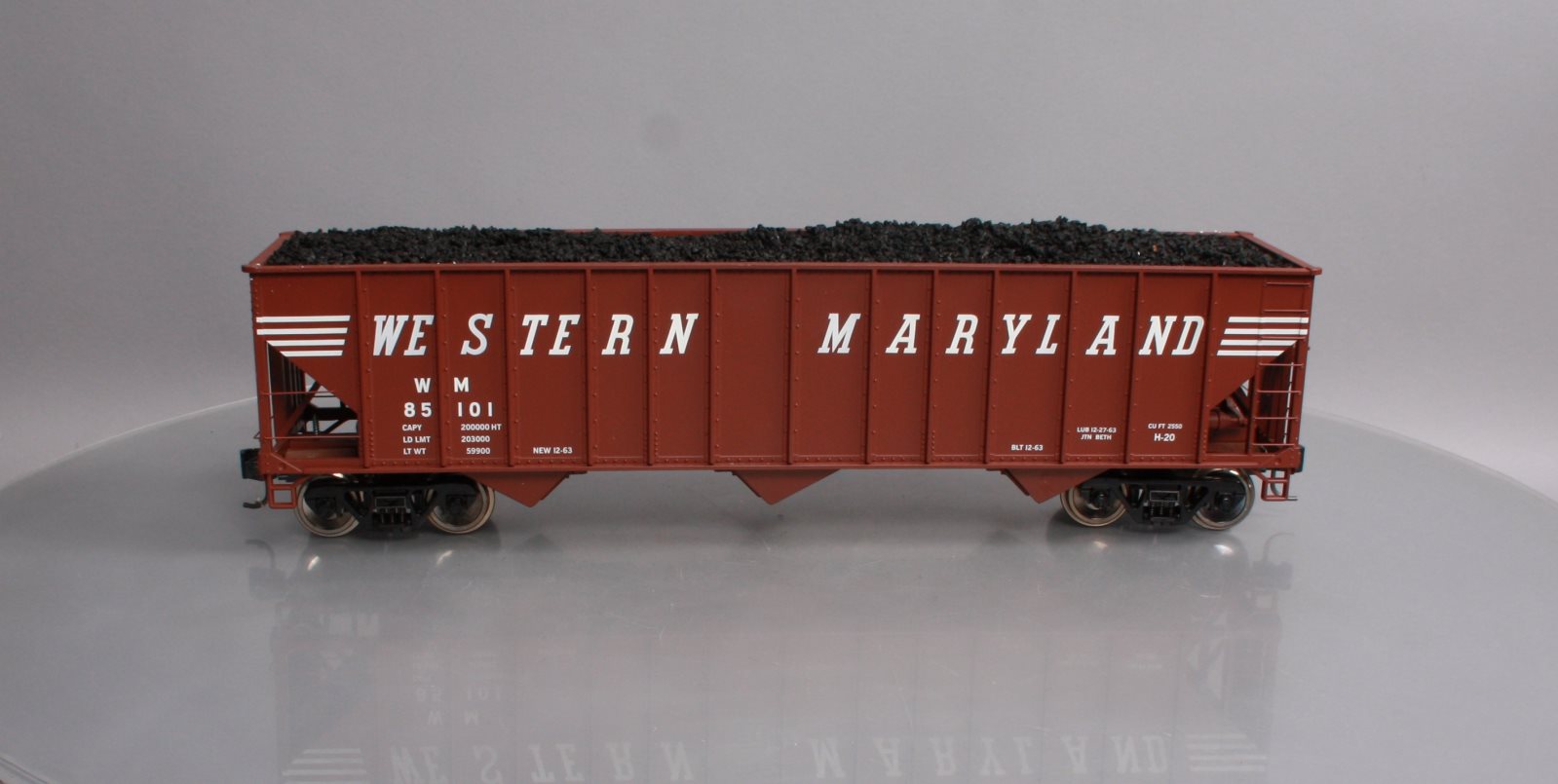 Aristo-Craft 41495 100 Ton Coal Hopper #85012 (Metal Wheels) LN/Box