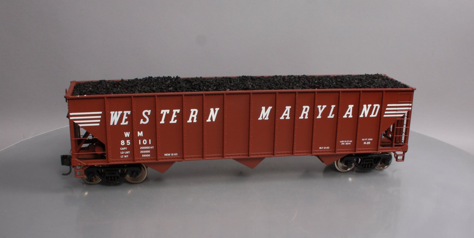 Aristo-Craft 41495 100 Ton Coal Hopper #85012 (Metal Wheels) LN/Box