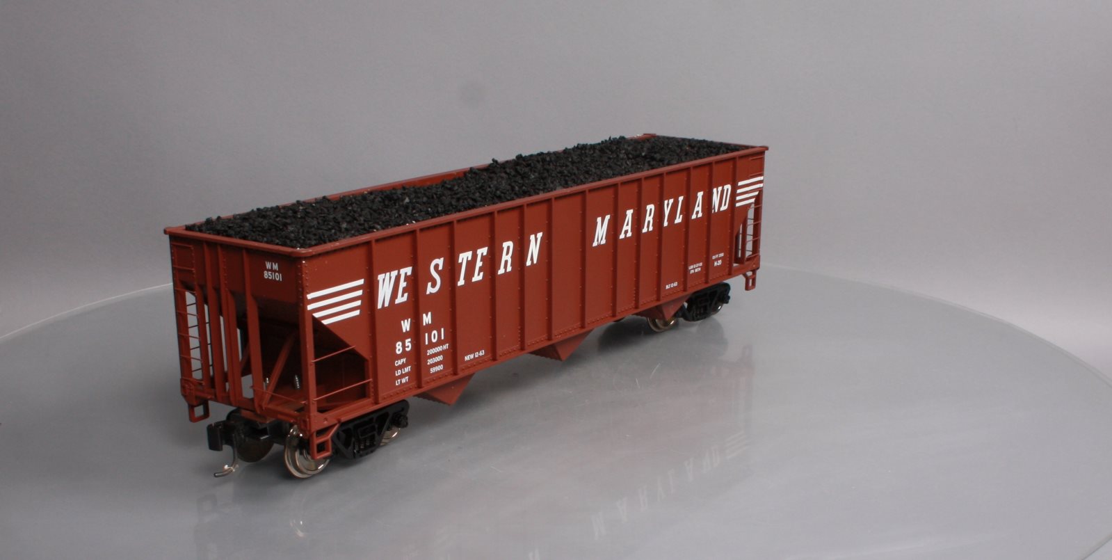 Aristo-Craft 41495 100 Ton Coal Hopper #85012 (Metal Wheels) LN/Box