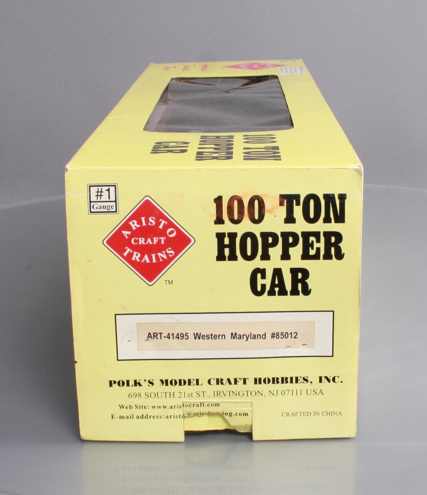 Aristo-Craft 41495 100 Ton Coal Hopper #85012 (Metal Wheels) LN/Box