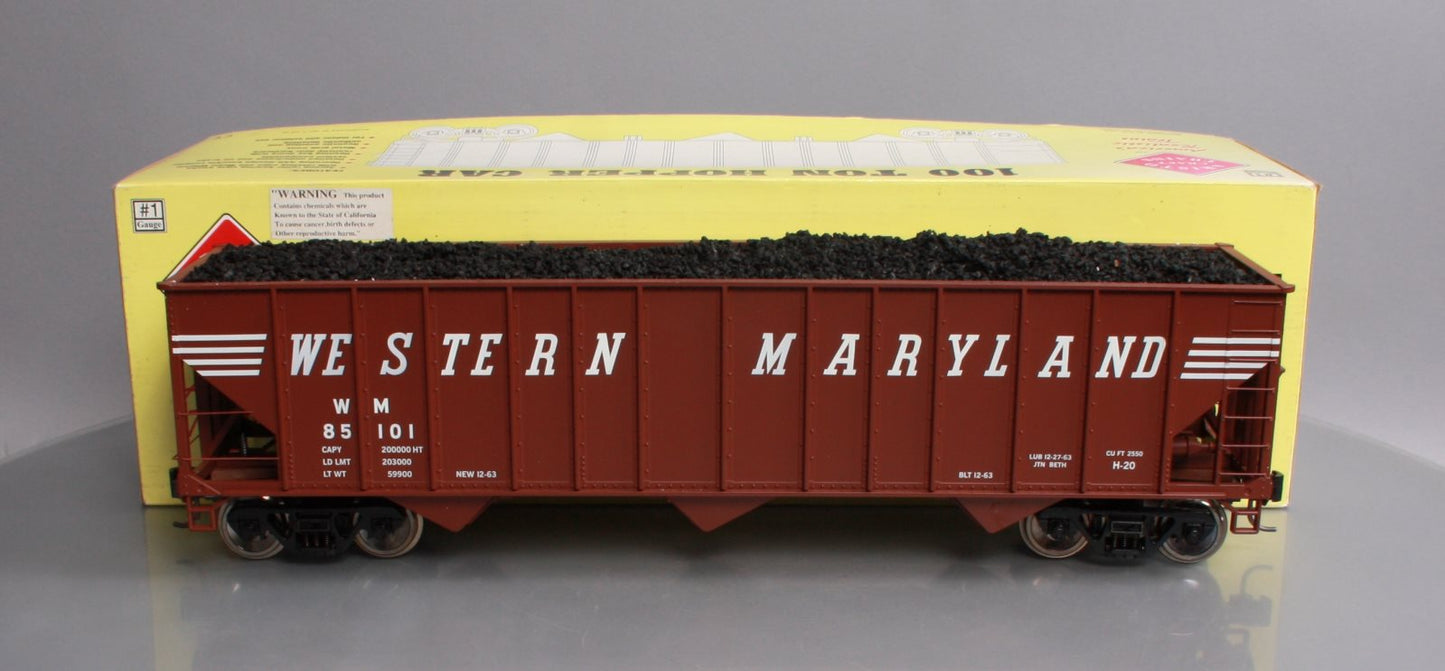 Aristo-Craft 41495 100 Ton Coal Hopper #85012 (Metal Wheels) LN/Box
