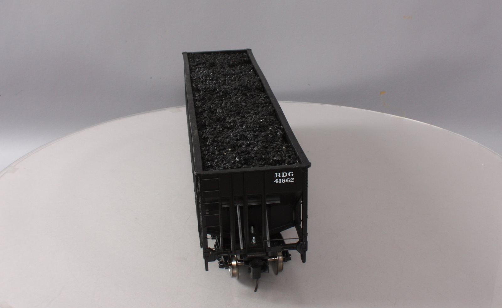 Aristo-Craft 41423 Reading 3 Bay 100 Ton Coal Hopper - Metal Wheels