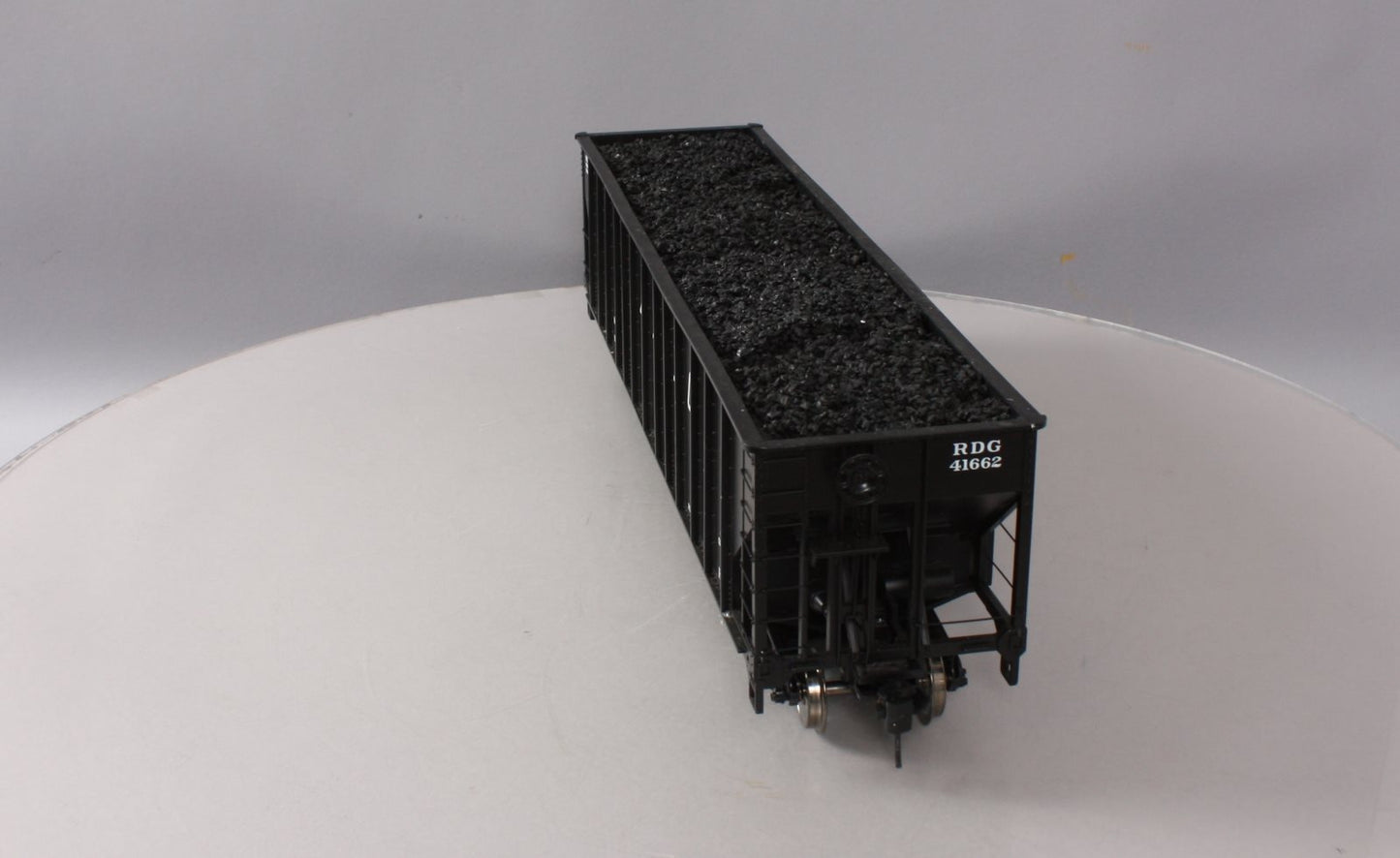 Aristo-Craft 41423 Reading 3 Bay 100 Ton Coal Hopper - Metal Wheels