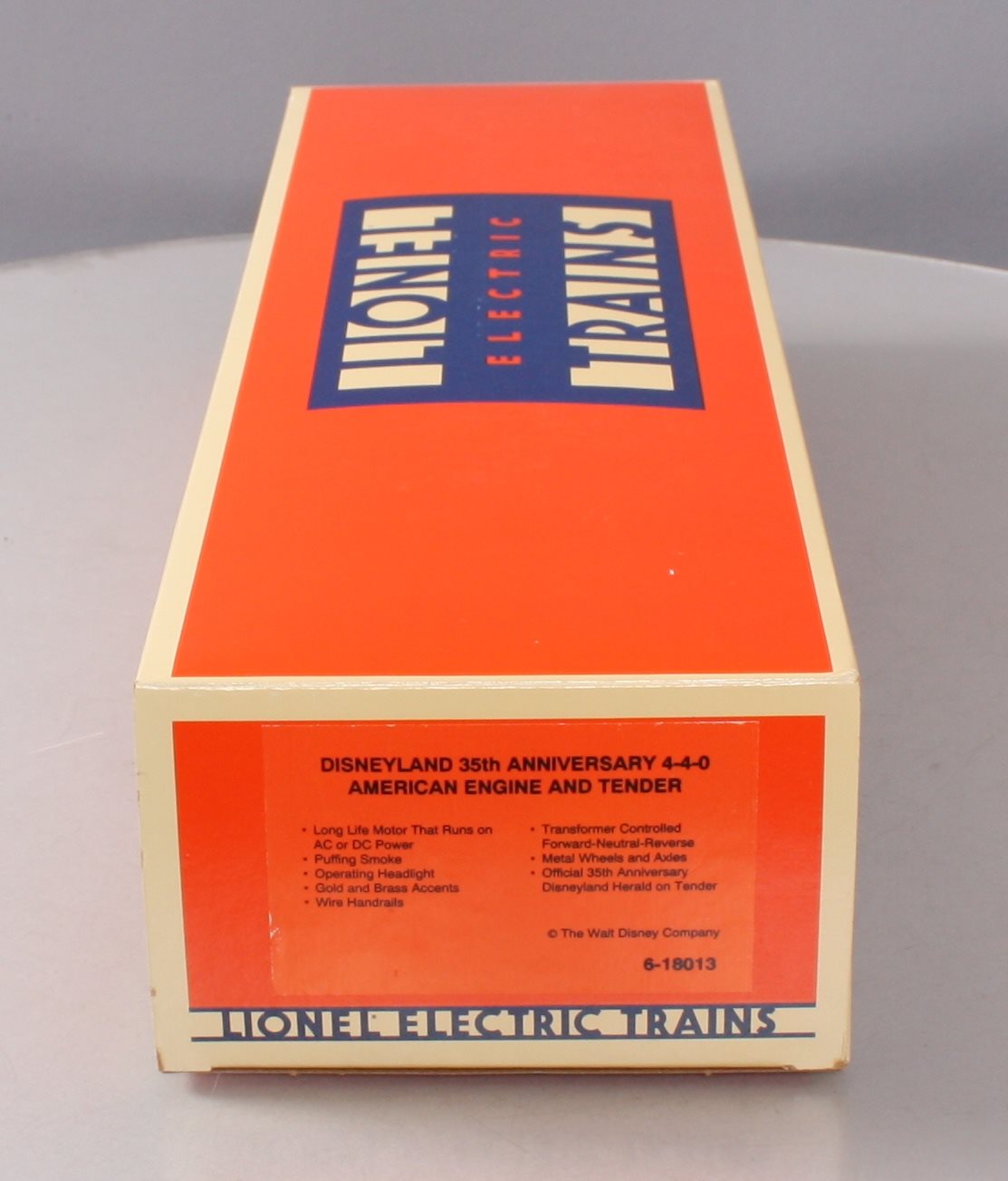Lionel 6-18013 Disneyland 35th Anniversary Steam Loco & Tender #4 LN/Box