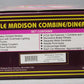 MTH 20-4144 O Pennsylvania 70' Madison Combine/Diner Passenger Set (Set of 2) LN/Box