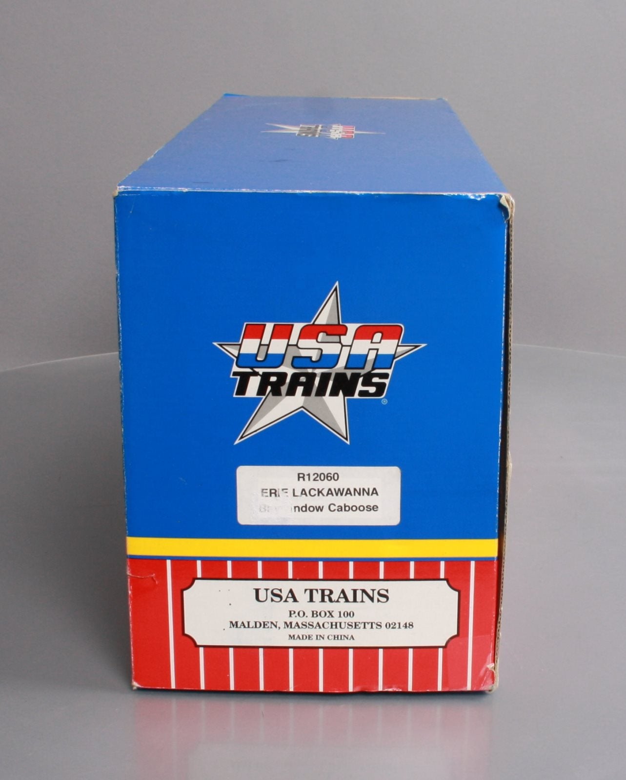 USA Trains 12060 G Erie Lackawanna Bay Window Caboose (Metal Wheels) LN/Box