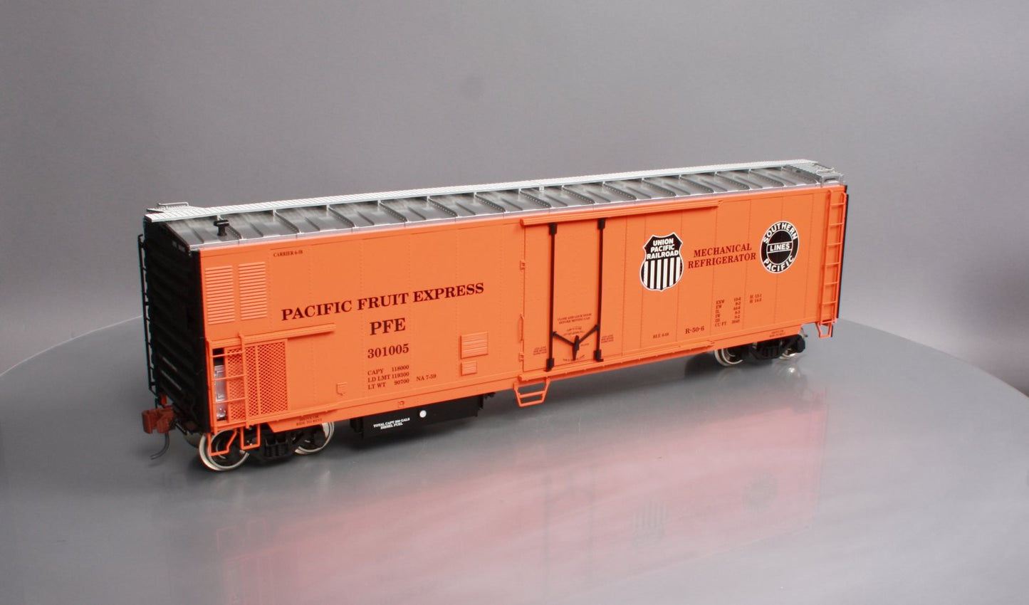 USA Trains R16708 G Pacific Fruit Express 50' Mechanical Refrigerator Car
