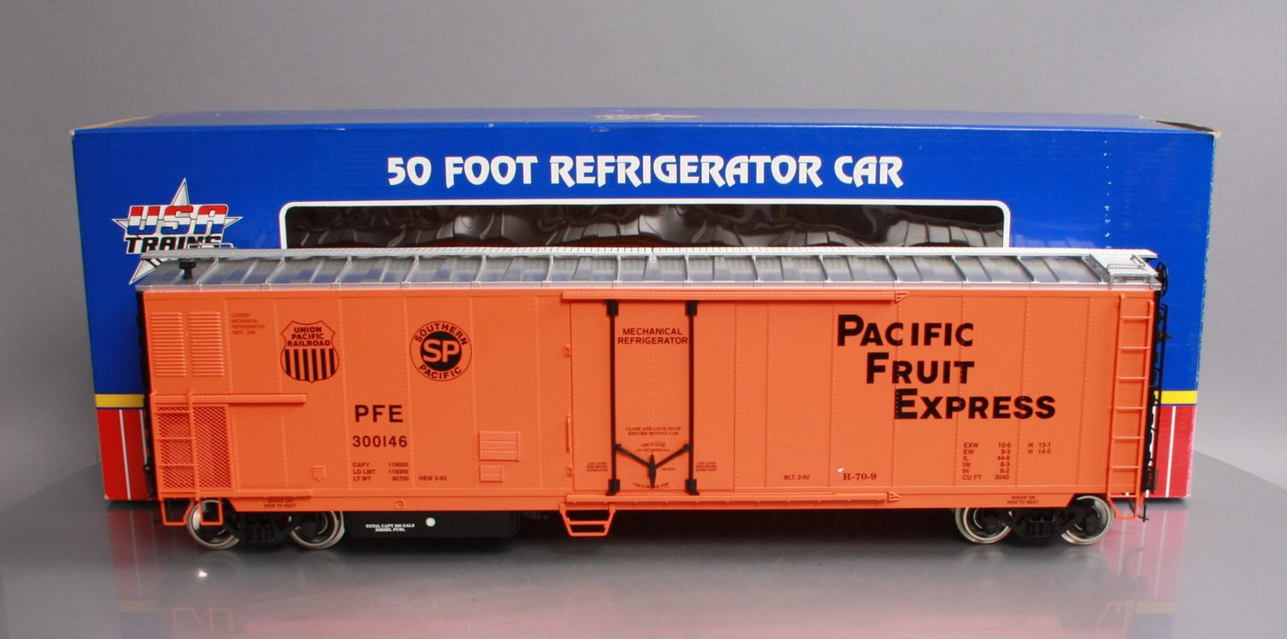 USA Trains R16709 G Pacific Fruit Express 50' Mechanical Refrigerator Car