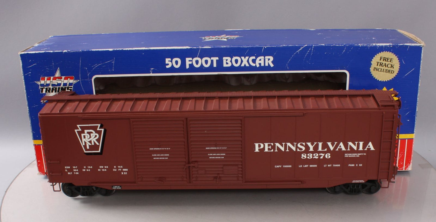 USA Trains R19314B G Pennsylvania 50 Ft. Double Door Box Car #83276