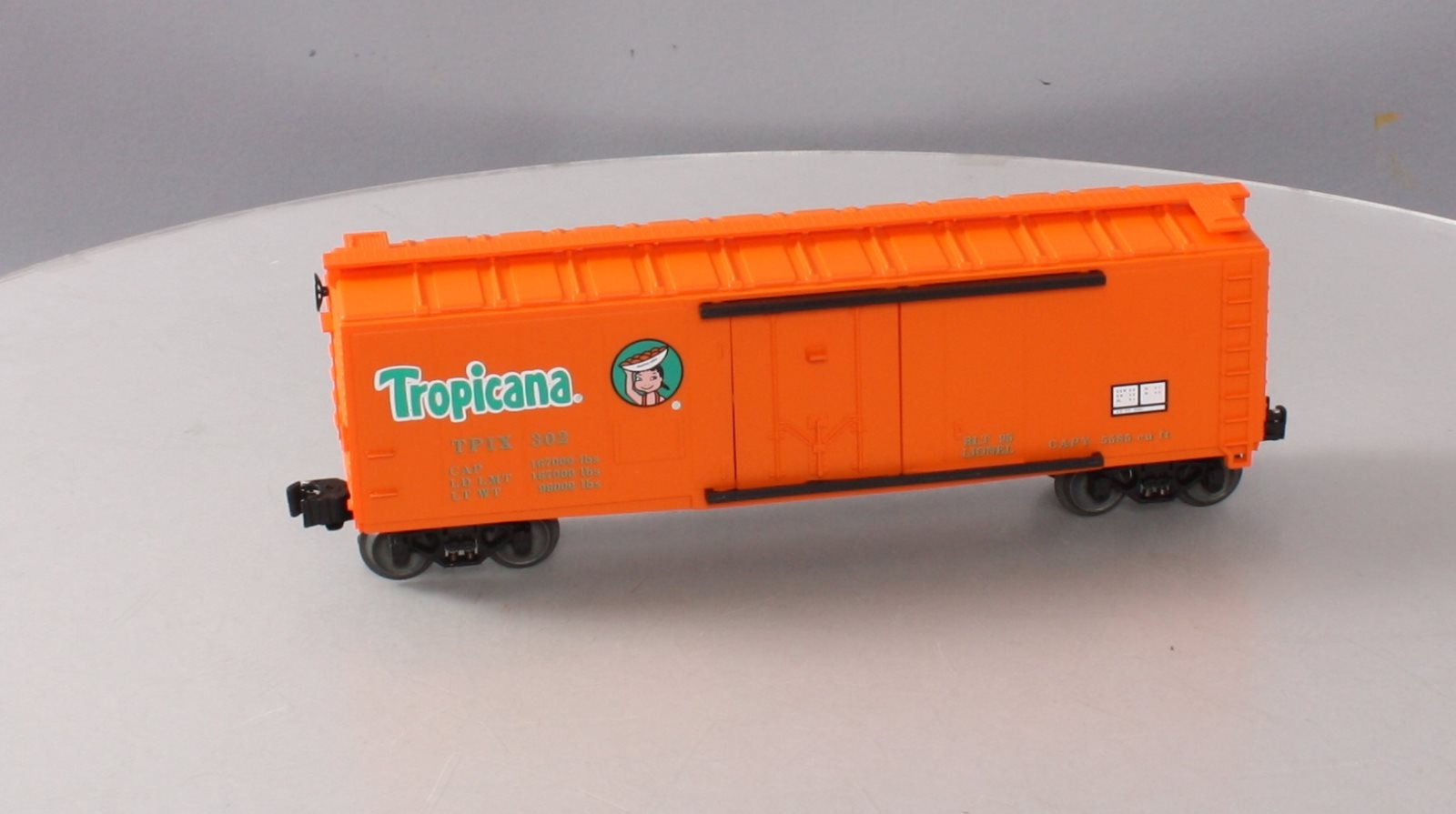 Lionel 6-17309 O Gauge Tropicana Standard Reefer #302 LN/Box