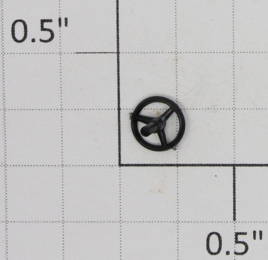 Athearn 90600 HO Freight Car 3-Spoke Brake Wheel