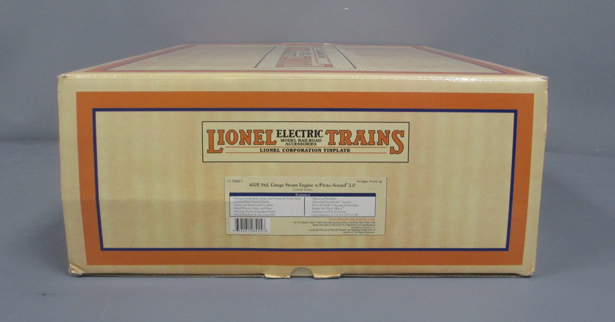 MTH 11-1008-1 Std. Gauge 400E Steam Engine NIB