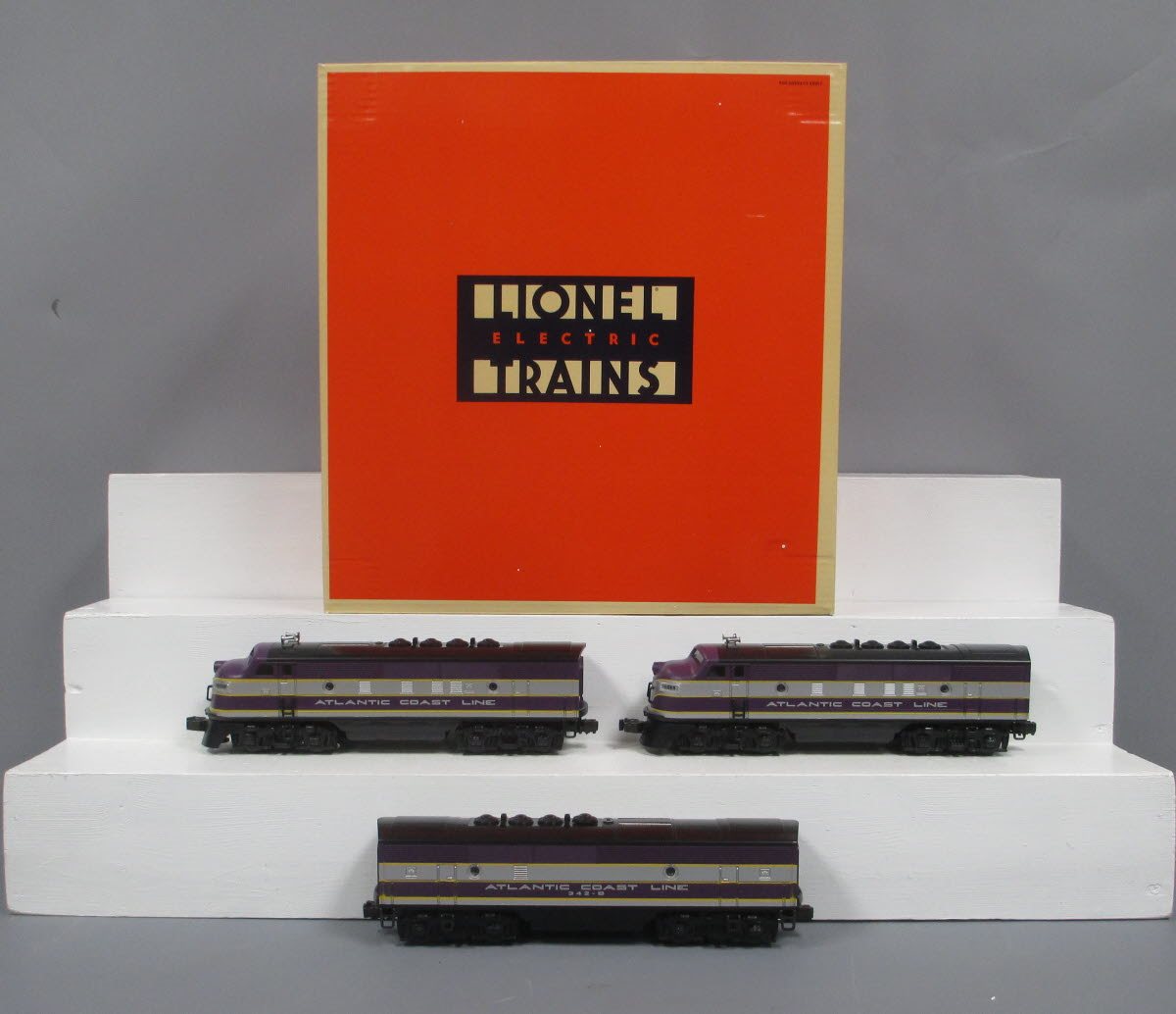 Lionel 6-11903 O Gauge Atlantic Coast Line F3 ABA Diesel Set w/TMCC & RS LN/Box