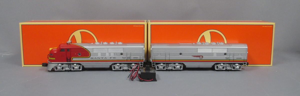 Lionel 6-18130 O Gauge Santa Fe F3 AB Diesel Locomotives #2343/2343C MT/Box