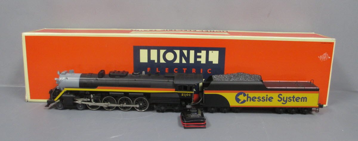 Lionel 6-18011 O Gauge Chessie 4-8-4 T1 Steam Locomotive & Tender #2101 LN/Box