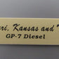 Lionel 6-18558 Missouri-Kansas-Texas GP-7 Diesel Engine #91 & Display Case LN/Box