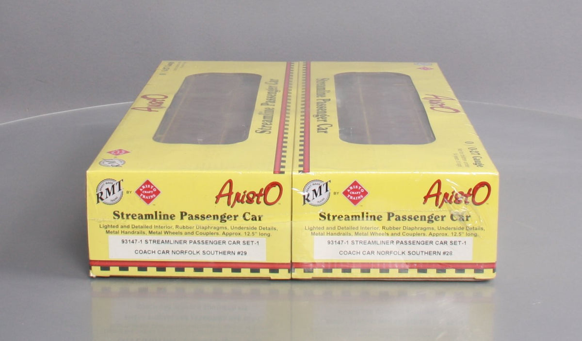 RMT 93147-1 93147-1 O Norfolk Southern Streamliner Passenger Car (Set of 2) MT/Box