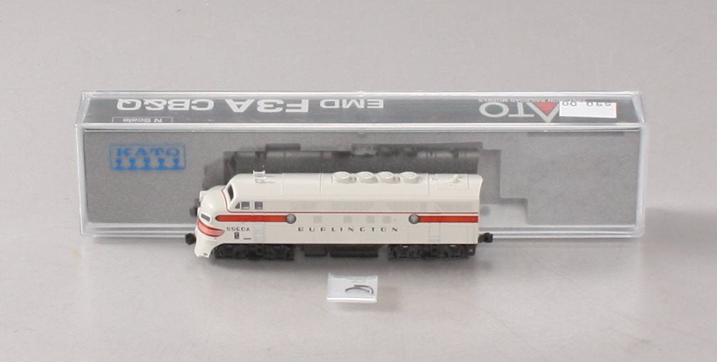 Kato 176-1313 N CB&Q EMD F3A Diesel Locomotive w/ Dual Headlights #9960A