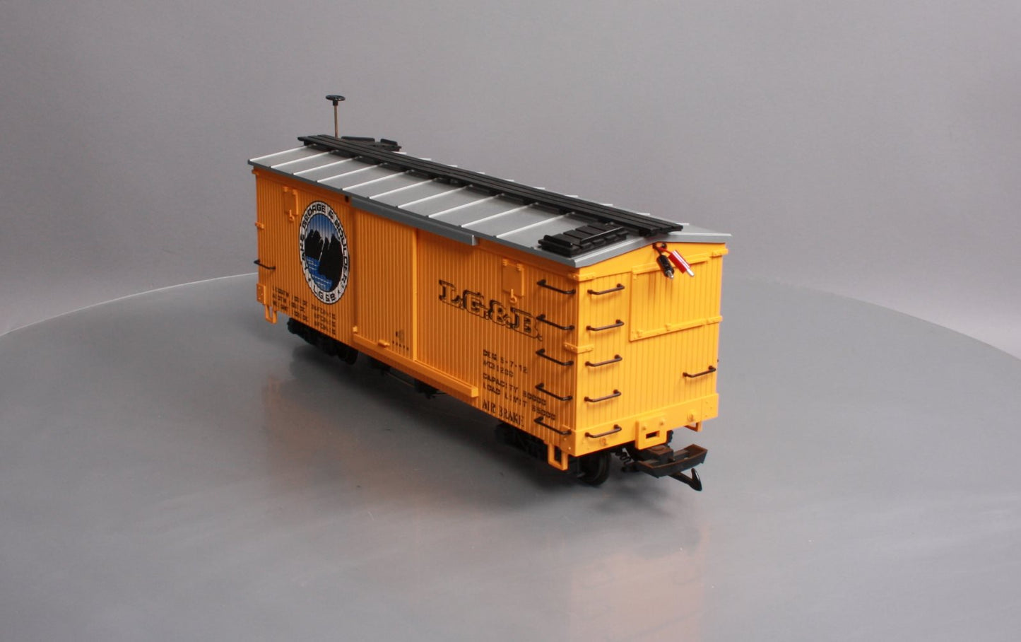 LGB 43672 G Lake George & Boulder Boxcar with Sounds LN/Box